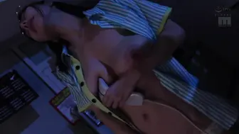 MIDA-524 [中文字幕]被视奸就会高潮的J罩杯巨乳眼镜妹 便利店深夜兼职羞耻无胸罩挑战 篠真有